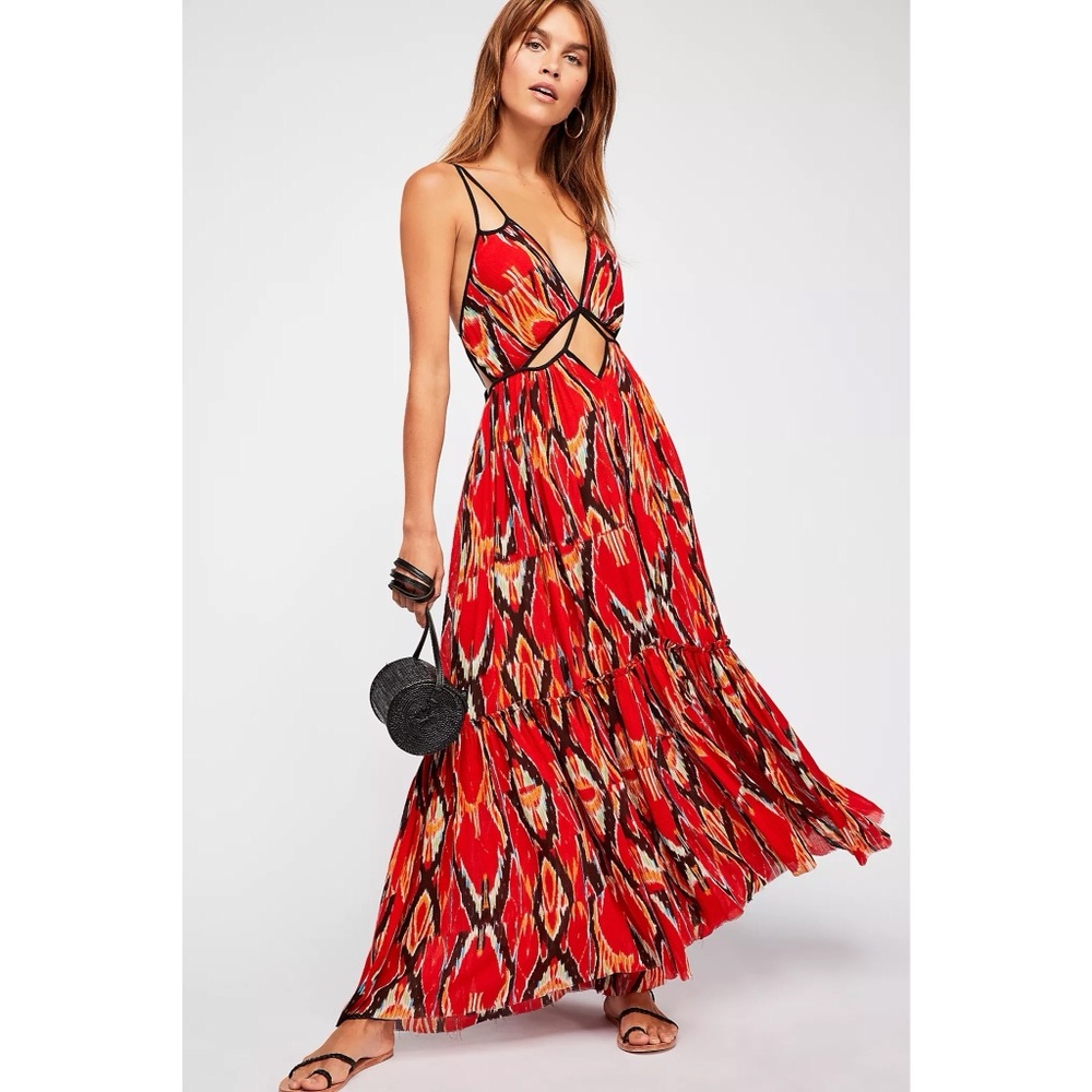 Free People One Bird of Paradise Maxi Dress